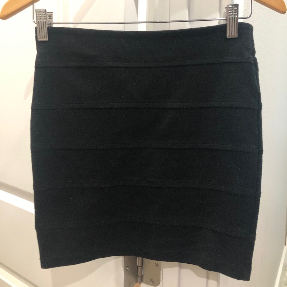 Black Bodycon Skirt